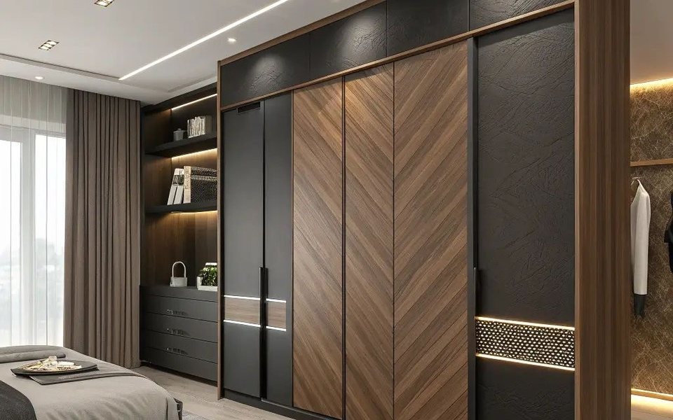 Wardrobe and storage design in Bangalore